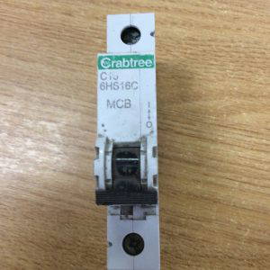Crabtree C15 6HS16C MCB CIRCUIT BREAKER USED