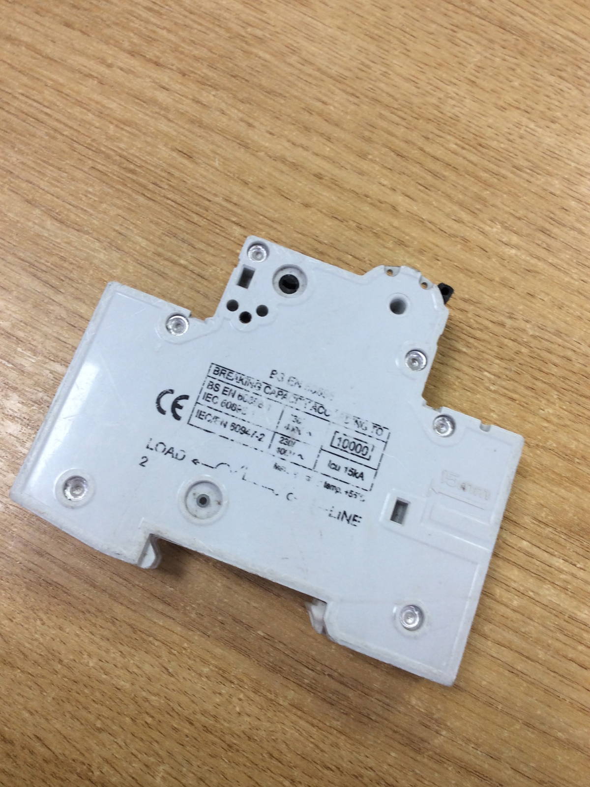 Crabtree C15 6HS16C MCB CIRCUIT BREAKER USED - Image 2