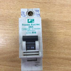 Federal Electric HBA 10000 3 BS EN60898 B16 Used Stablok