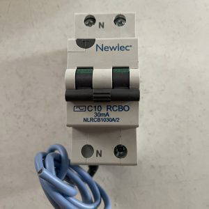 Newlec C10 RCBO. NLRCB1030A/2