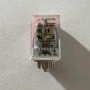 11-PIN INDUSTRIAL RELAY, 10A, 3PCO 230V, COIL RESISTANCE 16.1KOHM, CO FOR RELPOL
