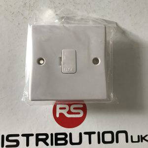 Alto AL8816 1 Gang 13A Unswitched Fused Connection Unit White Moulded Slimline