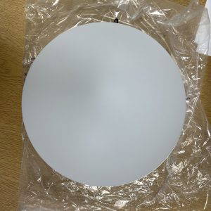 12w LED Dome With 2 Bezels Chrome And White