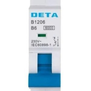 Deta B1206 MCB SP Type B 6A 6kA