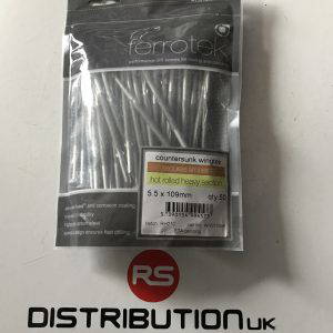 Countersunk Wingtek screw 5.5 x 109mm for roofing & cladding (50)