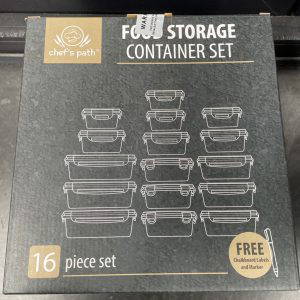 Chefs Path 16 Piece Food Storage Container Set