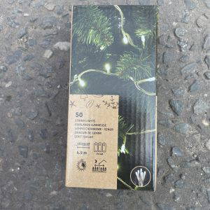 Christmas String Lights Ice White 4.9m Indoor & Outdoor Use