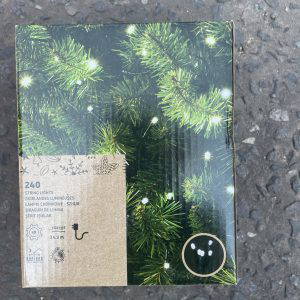 Christmas String Lights Ice White 14.3m Indoor & Outdoor Use Led