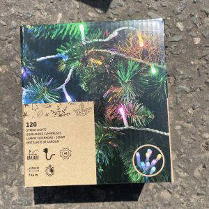 Christmas String Lights Rainbow 120 Lights 7.14m
