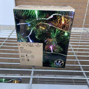 Christmas Indoor String Lights Rainbow 240 14.34m