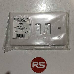 british general 3 gang front plate G83-01