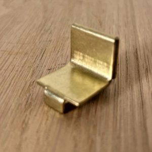 Altro Heavy Duty Raised Bookcase clip Pack of 10 Electro brass plated