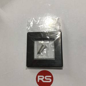 BG 2 Module Front Plate Black Nickel