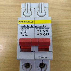 Square D Switch Disconnecter 100A 240V AC22A BSEN 60947-3