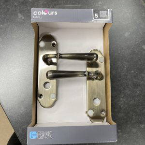 Bathroom Lock Handle Set Steel