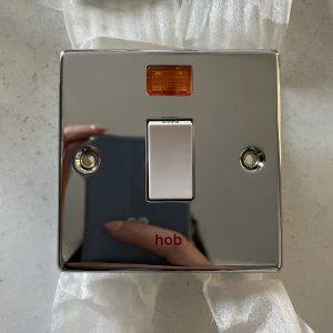 Crabtree Chrome Hob Switch With Led