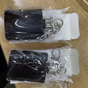 2 X 1oz Portable Mini Stainless Steel Hip Flask  Alcohol Bottle Travel Keyring