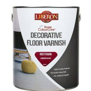 Liberon Home ColourCare Decorative Floor Varnish Red Fusion 2.5L