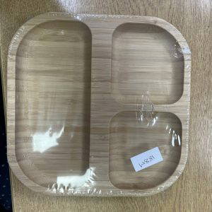 Wooden Serving Tray Child Dessert Dish Multi-Purpose For Tableware Kids Suction