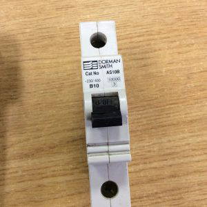 Dorman Smith AS10B 10A Type B MCB Circuit Breaker Used Narrow Switch B10