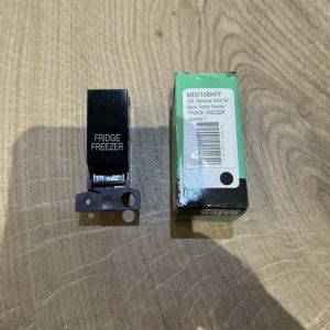 Click Minigrid MD018BKFF 13A 10AX Amp DP Switch Module Fridge Freezer Black