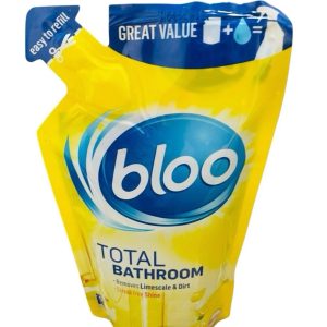 12 x Bloo Total Bathroom Refill Concentrated Pouches 250ml Reuse Empty Bottles
