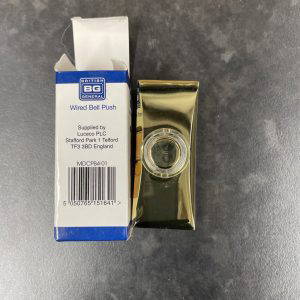 BG MDCPB4-01 Wired Door Bell Push (Brass)