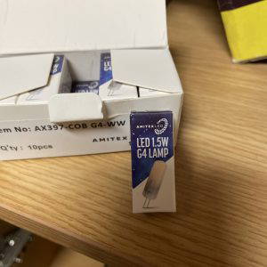 LED Capsule 12v 1.5w G4 Amitex AX397 Warm White 2 Packs Of 10