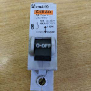 Multi 9 Merlin Gerin C45 AD 5A Type 4 Circuit Breaker Used