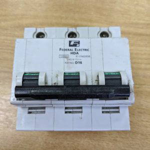 Federal Electric HDA BS EN60898 Triple Pole D16