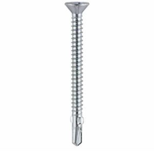 5.5 X 130mm Recess Wing Tip Self-Drilling Screws for Light Steel(100)