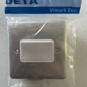 Deta 3 Pole Fan Isolator Stainless Steel VE1247SSW