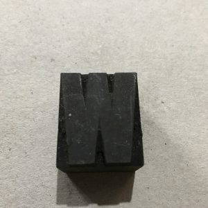 Vintage WoodenLetter W Printer Block