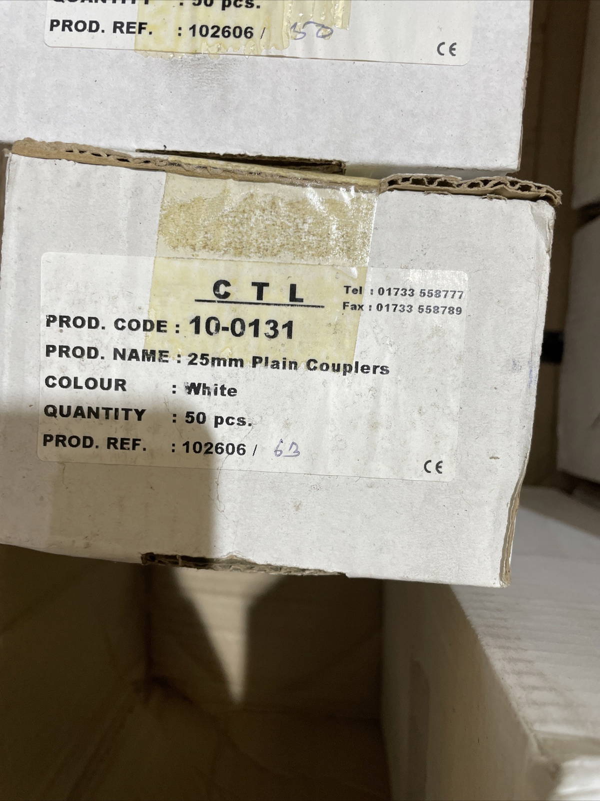 25mm Plain Couplers White Box Of 50 - Image 3