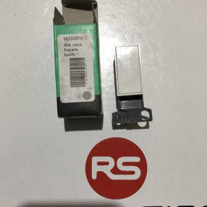 Scolmore Click Minigrid MD008PW Blank Single Module Cover Plate Polar White