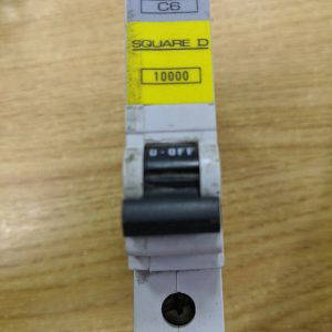 Square D QOE MCB 6 Amp Single Pole Qwikline Breaker Type C 6A QO106EC10 10000 C6