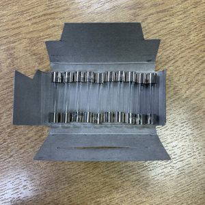10x Slow Blow 630mal Glass Fuses