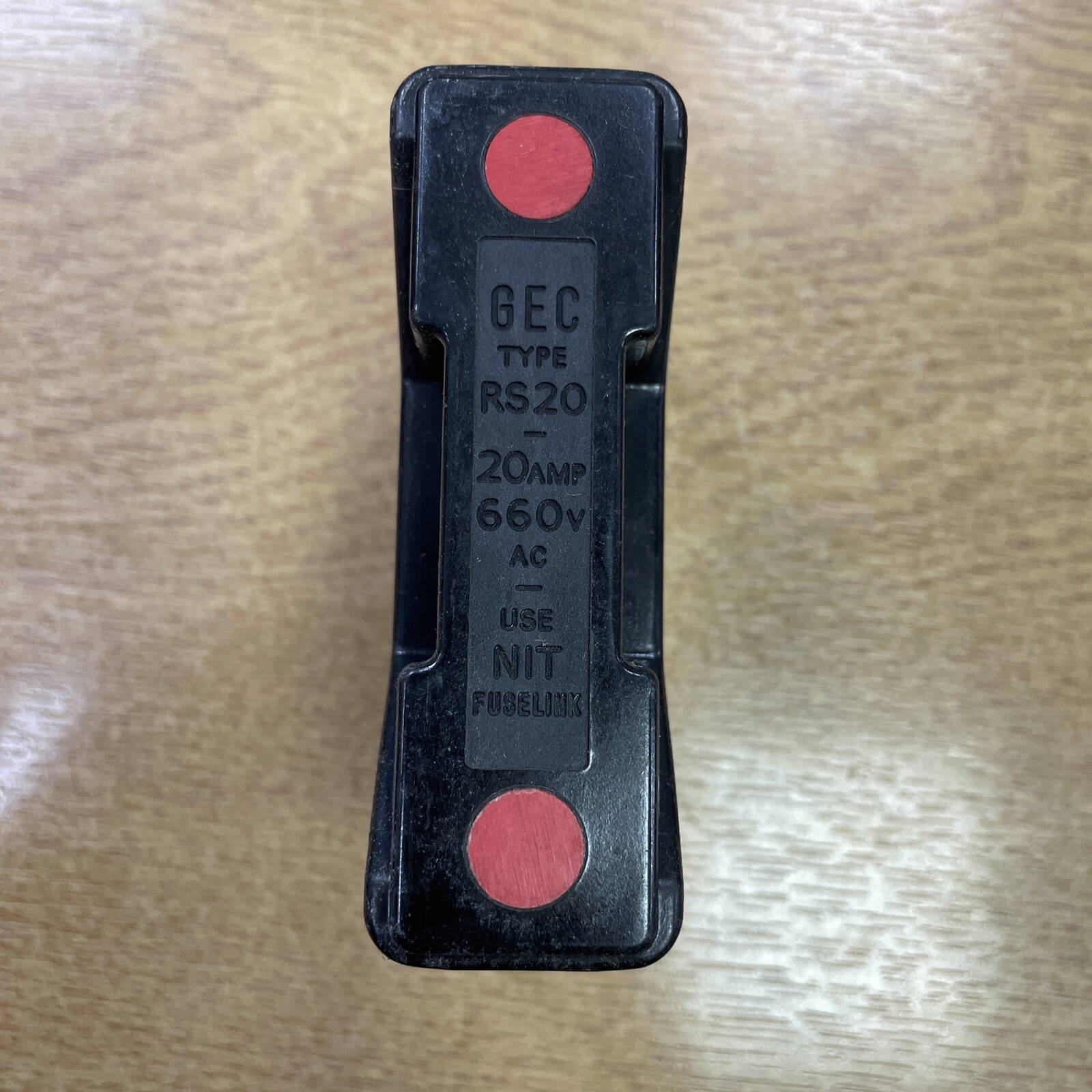 GEC RS20 20amp Red Spot Fuse Holder