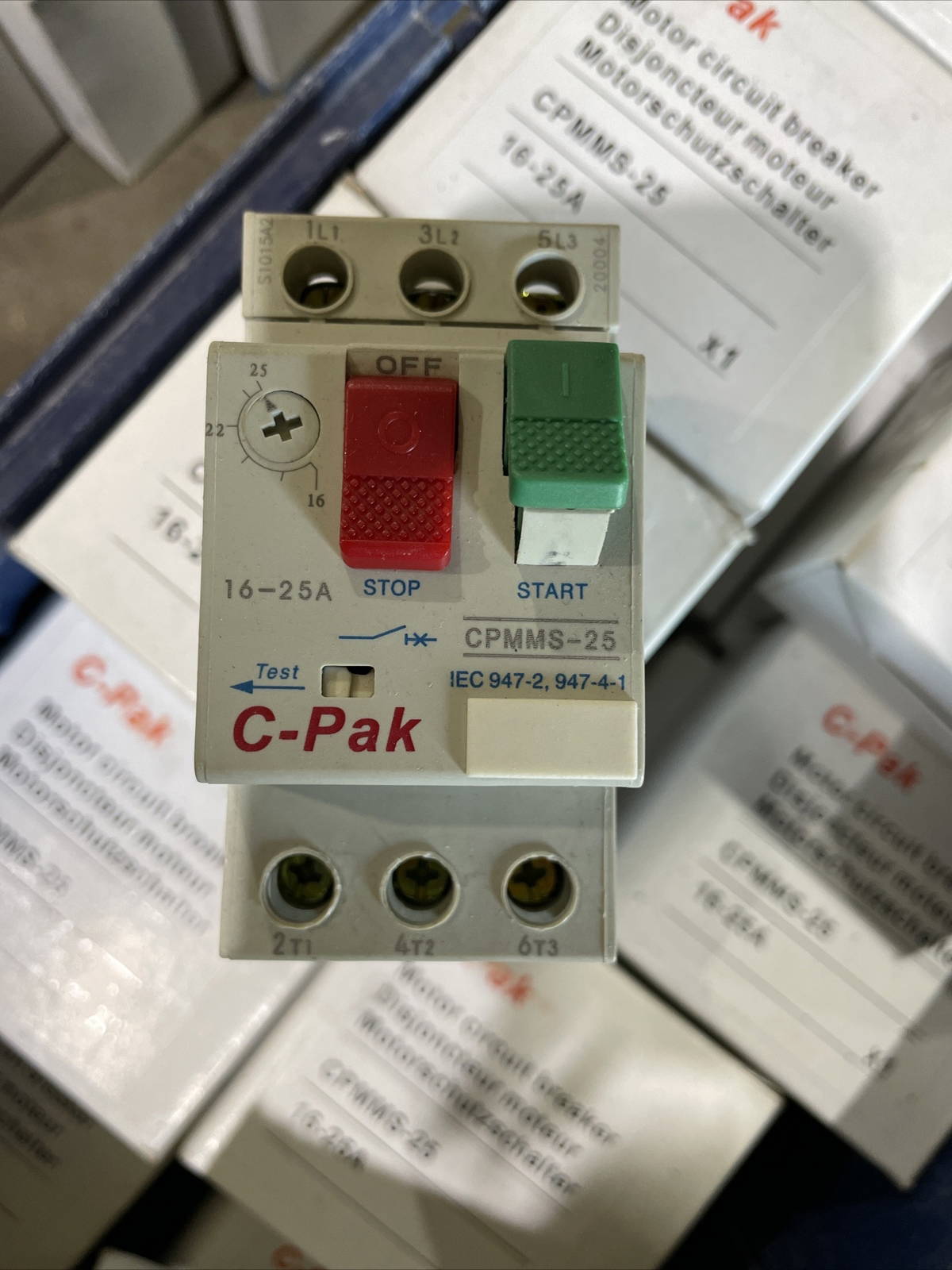 Motor Circuit Breaker 16- 0.25Amp C-PAK CPMMS-025
