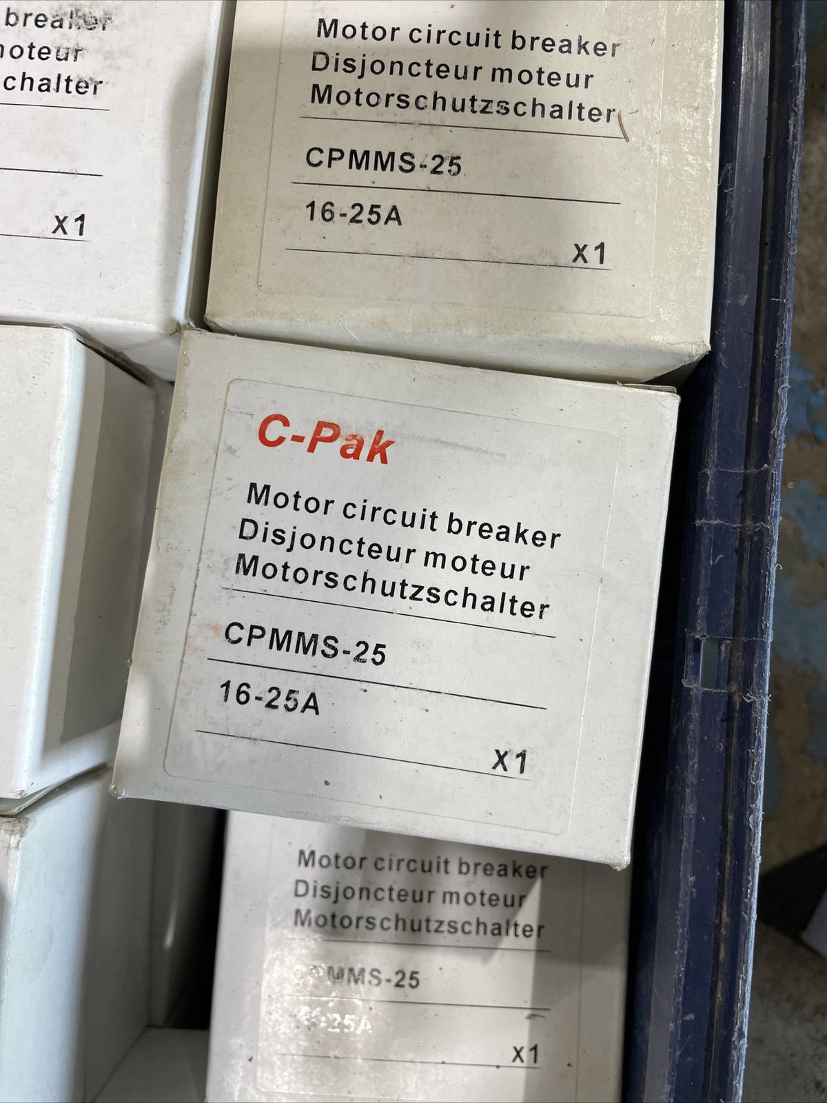 Motor Circuit Breaker 16- 0.25Amp C-PAK CPMMS-025 - Image 2