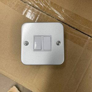 2 Gang Metal Clad Switch
