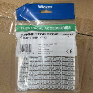 5 Amp Connector Strip /  Terminal Block Connection 12 Way Pack Of 6