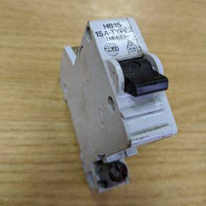Wylex HB15 15V 240/415V BREAKER OLD STYLE USED single pole