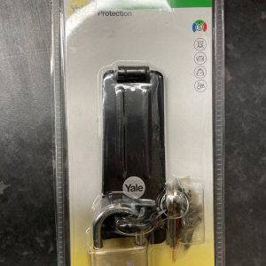 Yale Y110B/40/123/HSP Hasp & Brass Padlock 40mm Weatherproof & High Protection