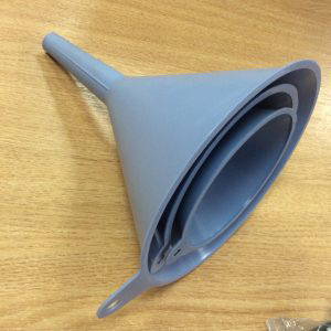2x 3 Pack Of Funnels 100mm 75mm And 50mm New Plastic