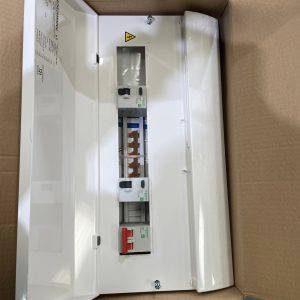 2+5+5 way Easy9 Consumer Unit - 1x 100A main Sw + 2x 80A RCCB Plastic
