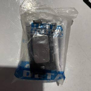 Deta G3513SCB 20a intermediate grid switch satin chrome black