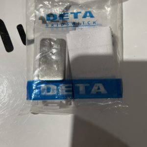 Deta G3544SCW satin chrome white grid blank