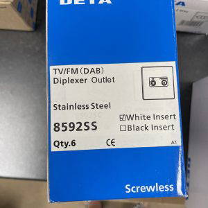 Deta 8592ss TV/FM Diplexer Outlet X6 DAB