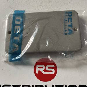Deta M1201 2 gang blank plate Metal Clad